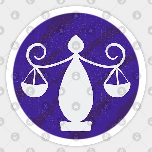 libra Sticker by AlienClownThings